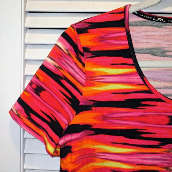 Lauren Ralph Lauren LRL Active T Shirt Womens Size Medium - Picture 4 of 9